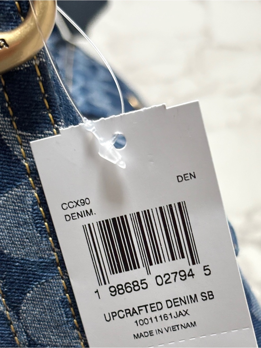New LIMITED Coach Coachtopia Cargo Shoulder Bag in Signature Blue Denim - Picture 11 of 14